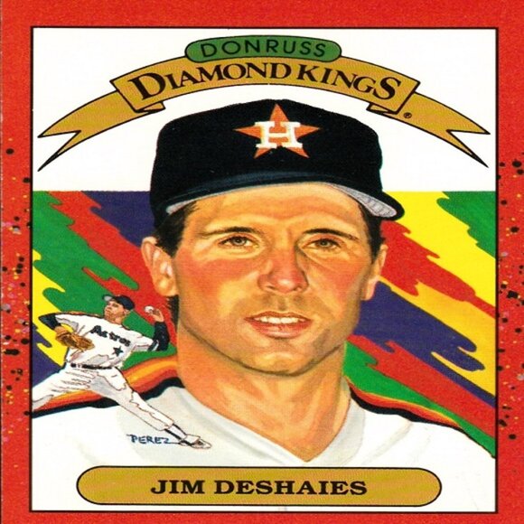 Jim Deshaies (Houston Astros) 1990 Donruss '90 Diamond Kings Card - Number 7 - Picture 1 of 2